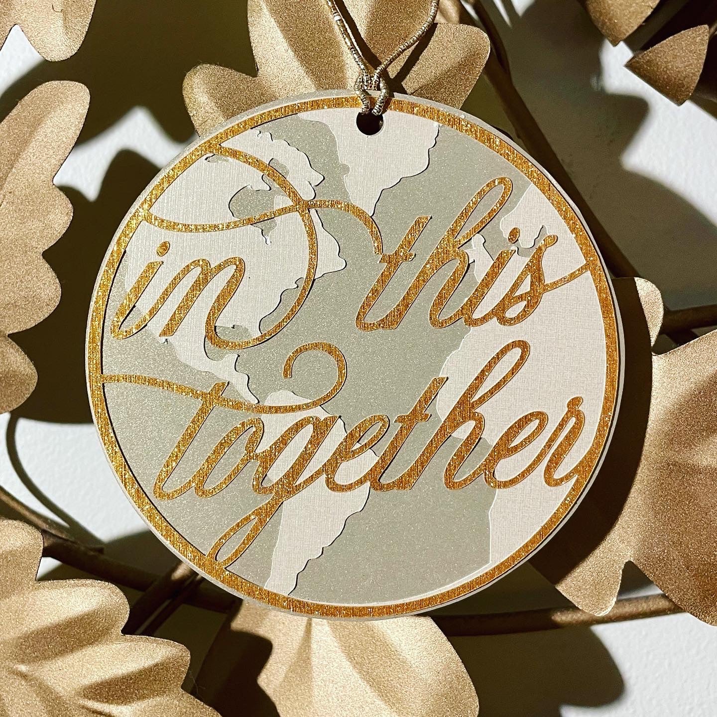 In This Together Papercut Ornament