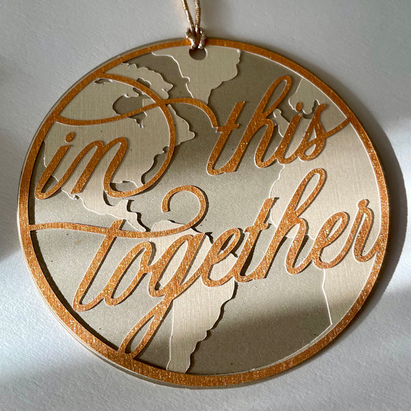 In This Together Papercut Ornament